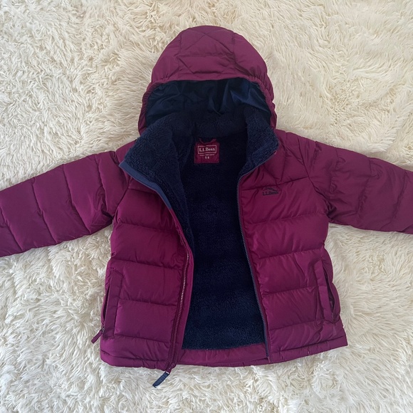 L.L. BEAN PUFFER KIDS SIZE 8 - Picture 9 of 10